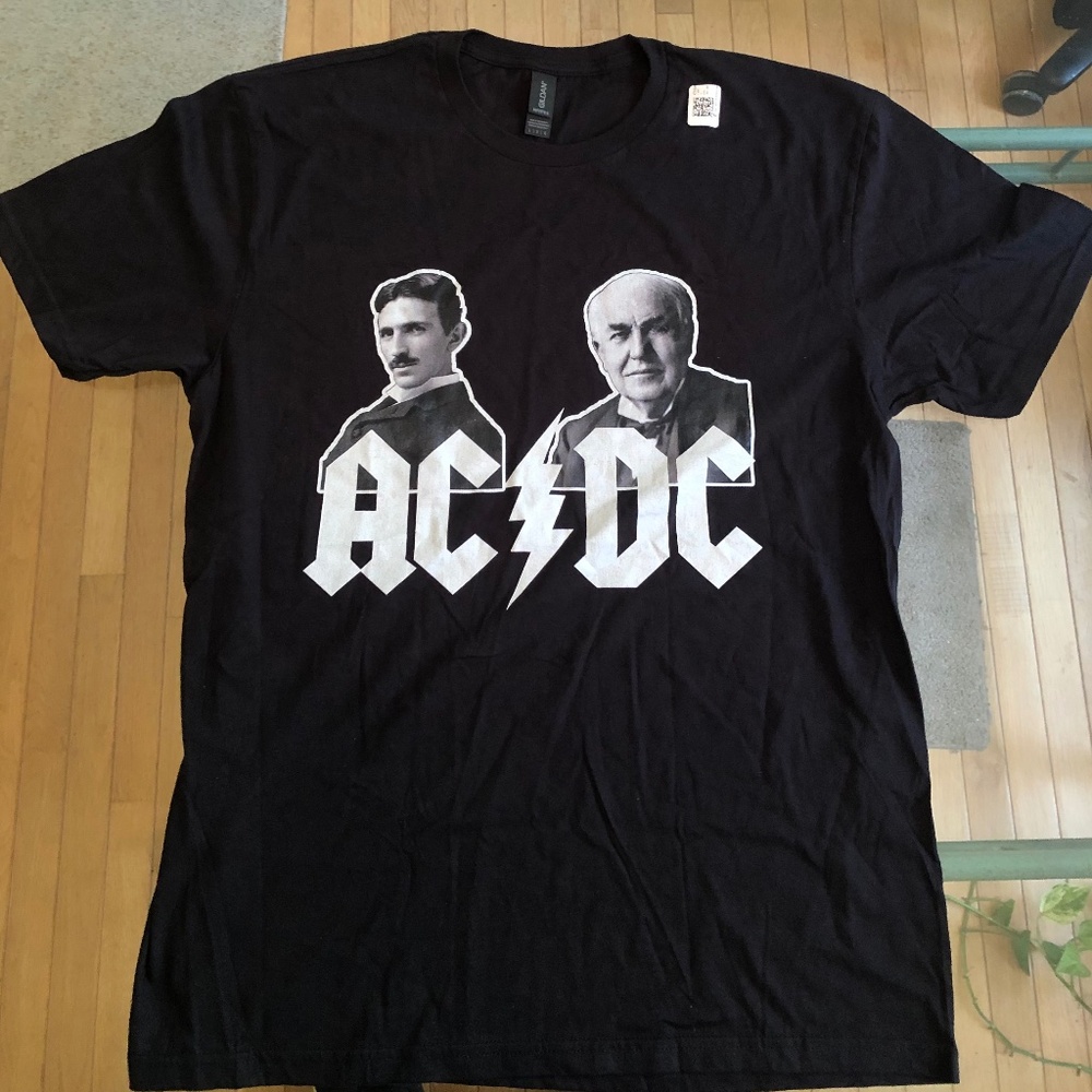 AC/DC Tesla Edison T-Shirt